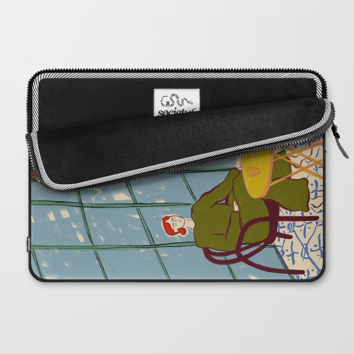 WOMAN UNDER A TREE Laptop Sleeve Gallery Image 2