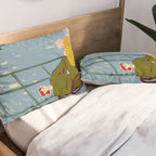 WOMAN UNDER A TREE Pillow Sham Gallery Image 2