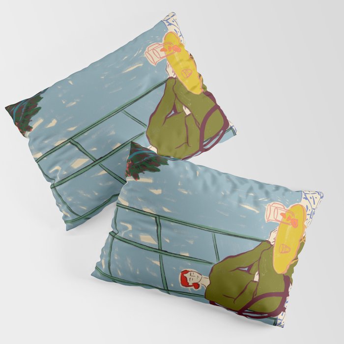 WOMAN UNDER A TREE Pillow Sham Gallery Image 3