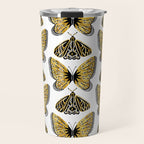 Golden Butterfly & Moth Travel Mug Gallery Image 1