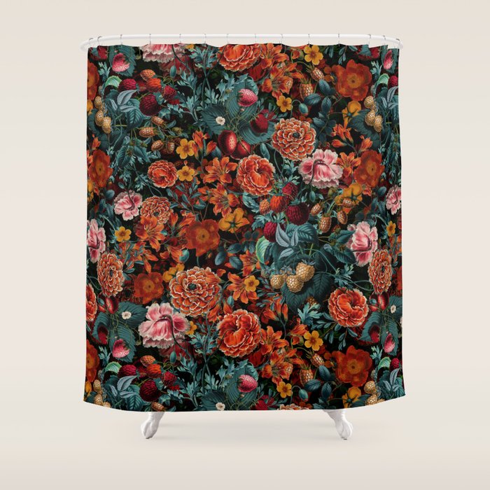 EXOTIC GARDEN - NIGHT XXIV Shower Curtain Gallery Image 1