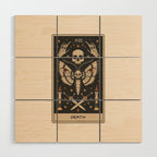 Death - Moth Tarot Wood Wall Art Gallery Image 1