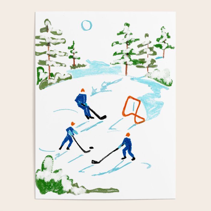 Pond Hockey Poster Gallery Image 4