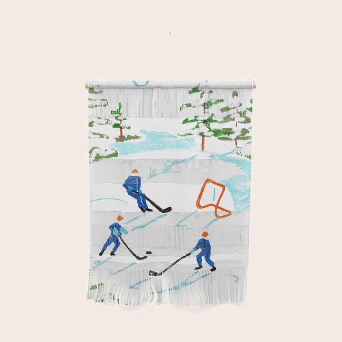 Pond Hockey Wall Hanging Gallery Image 1