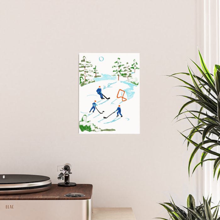 Pond Hockey Poster Gallery Image 2