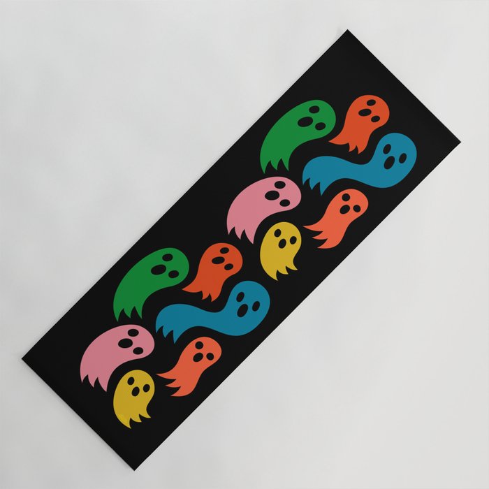 Spooky Ghosts Yoga Mat Gallery Image 1