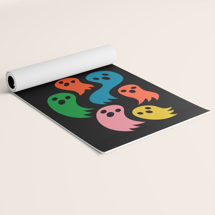 Spooky Ghosts Yoga Mat Gallery Image 2