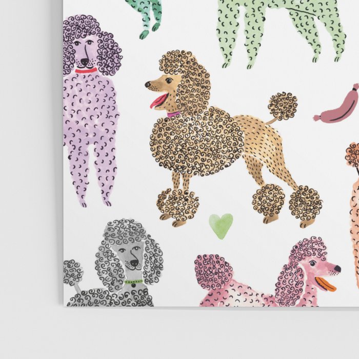 Poodles by Veronique de Jong Poster Gallery Image 3