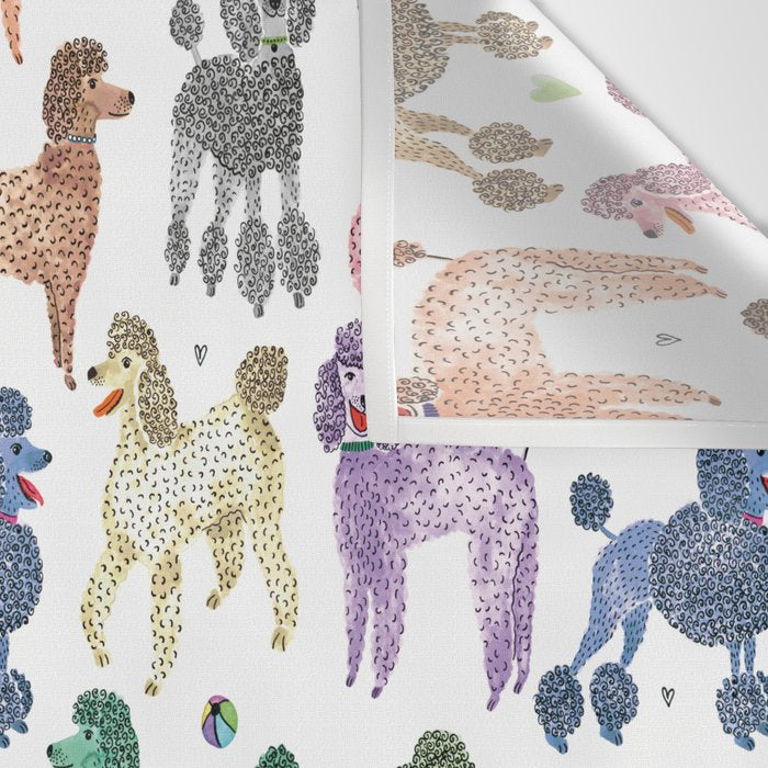 Poodles by Veronique de Jong Wall Tapestry Gallery Image 3