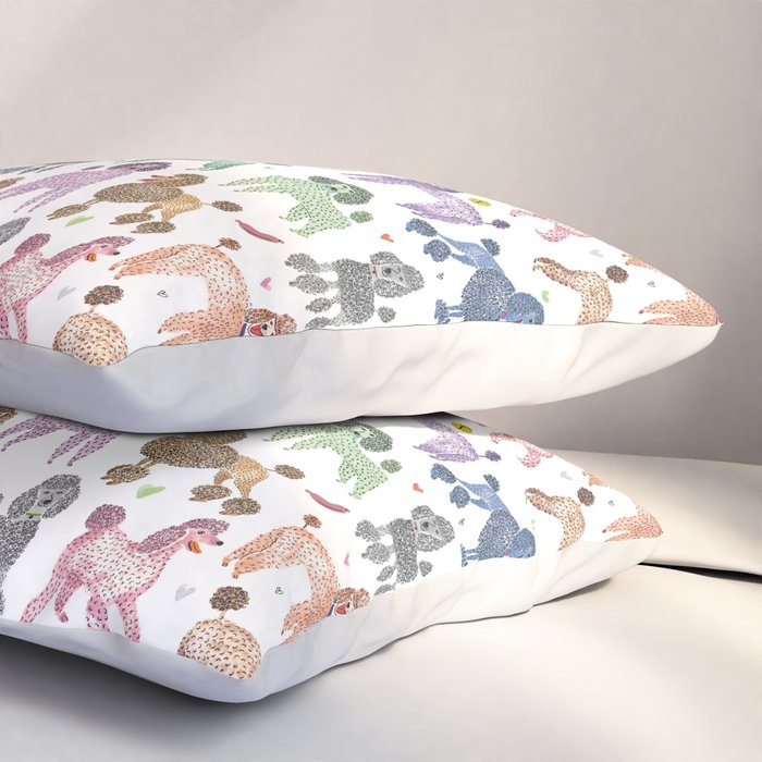 Poodles by Veronique de Jong Pillow Sham Gallery Image 3
