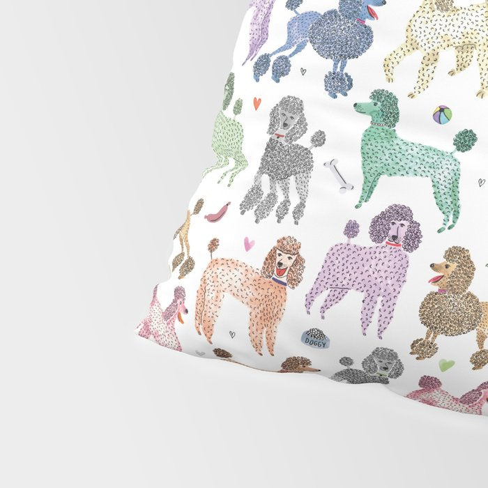 Poodles by Veronique de Jong Pillow Sham Gallery Image 4