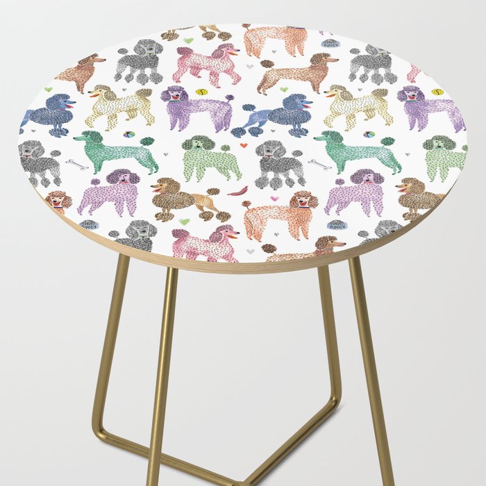 Poodles by Veronique de Jong Side Table Gallery Image 2