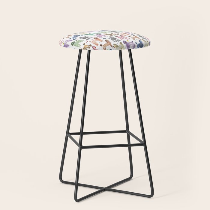 Poodles by Veronique de Jong Stool Gallery Image 1
