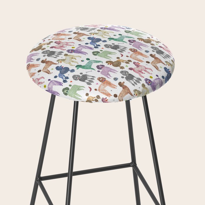 Poodles by Veronique de Jong Stool Gallery Image 2