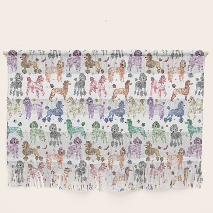Poodles by Veronique de Jong Wall Hanging Gallery Image 1