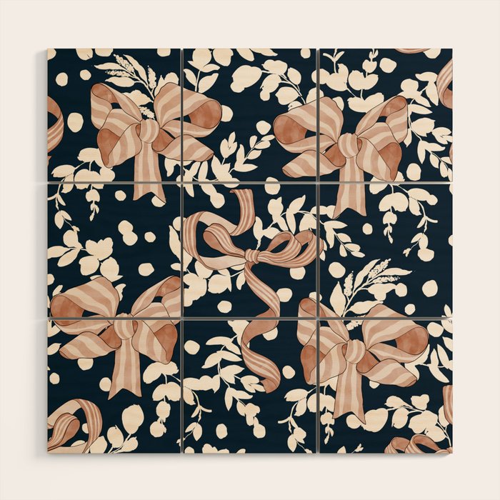 Whimsical Bows in Nature I Wood Wall Art Gallery Image 1