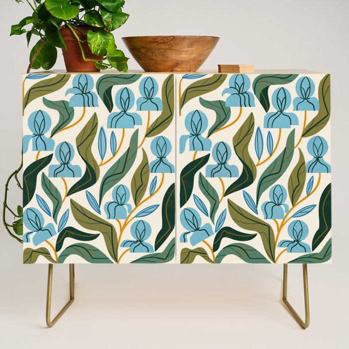 Nouveau Flower Market 2 Credenza Gallery Image 1