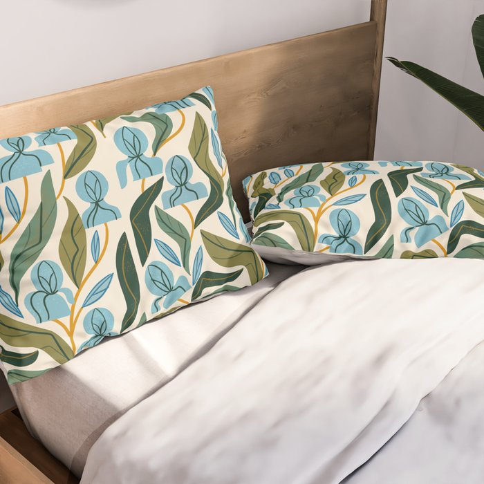 Nouveau Flower Market 2 Pillow Sham Gallery Image 2