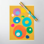 Mid-Century Abstract Balance 16 Wrapping Paper Gallery Image 1