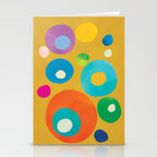 Mid-Century Abstract Balance 16 Stationery Card Gallery Image 2