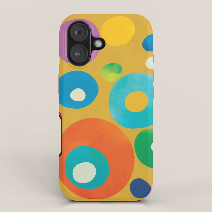Mid-Century Abstract Balance 16 iPhone Case Gallery Image 1