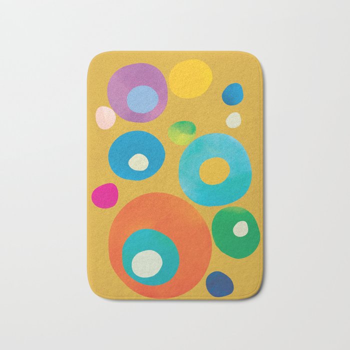 Mid-Century Abstract Balance 16 Bath Mat Gallery Image 1