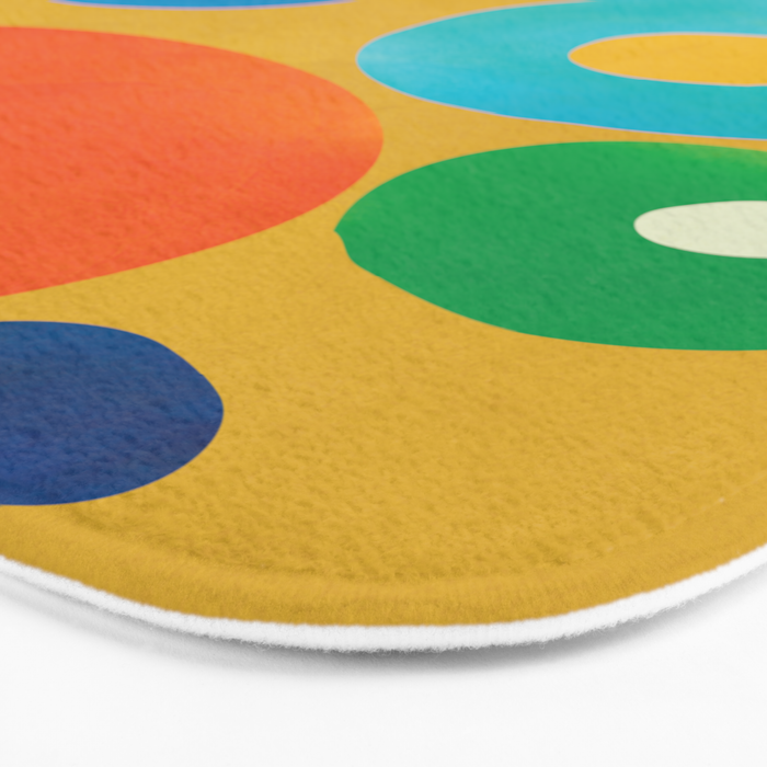 Mid-Century Abstract Balance 16 Bath Mat Gallery Image 3