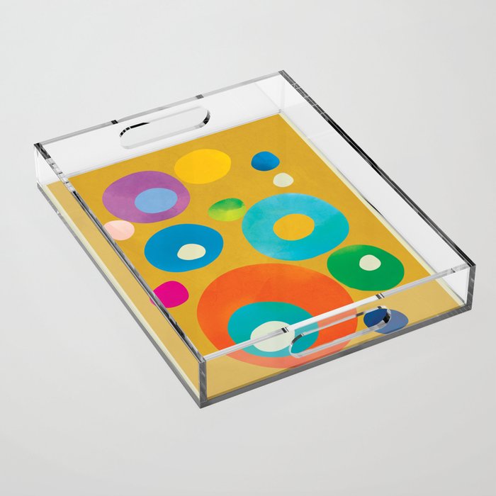 Mid-Century Abstract Balance 16 Acrylic Tray Gallery Image 1
