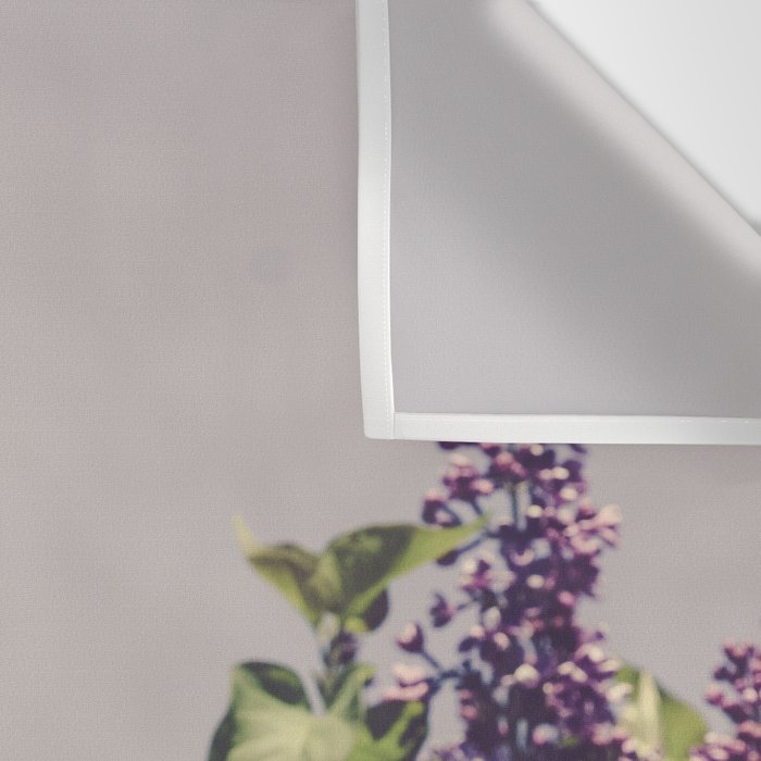 Wild Lilacs - spring floral nature photograph Wall Tapestry Gallery Image 3