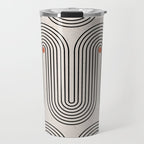 Modern Patter Minimalist Shapes Travel Mug Gallery Image 1