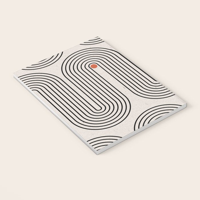 Modern Patter Minimalist Shapes Notebook Gallery Image 3