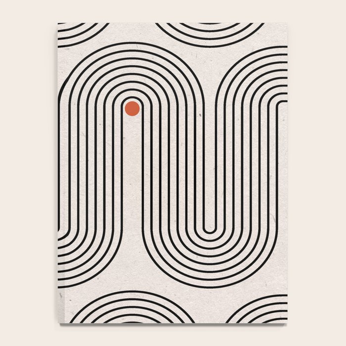 Modern Patter Minimalist Shapes Notebook Gallery Image 4
