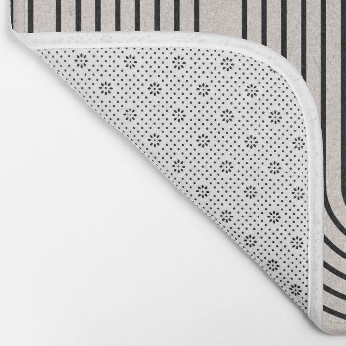 Modern Patter Minimalist Shapes Bath Mat Gallery Image 2