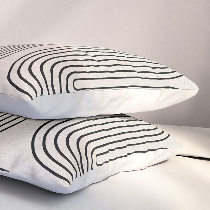 Modern Patter Minimalist Shapes Pillow Sham Gallery Image 3