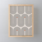 Modern Patter Minimalist Shapes Mini Art Print Gallery Image 1