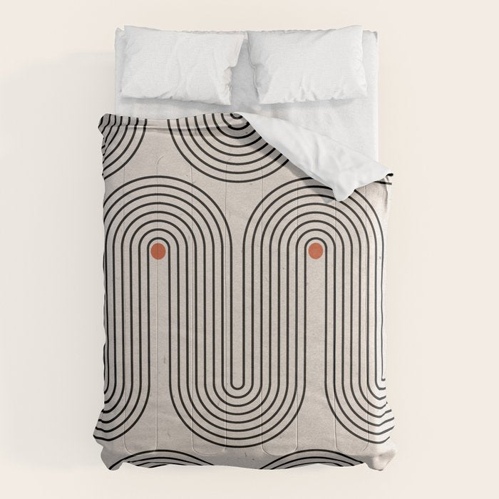 Modern Patter Minimalist Shapes Comforter Gallery Image 6