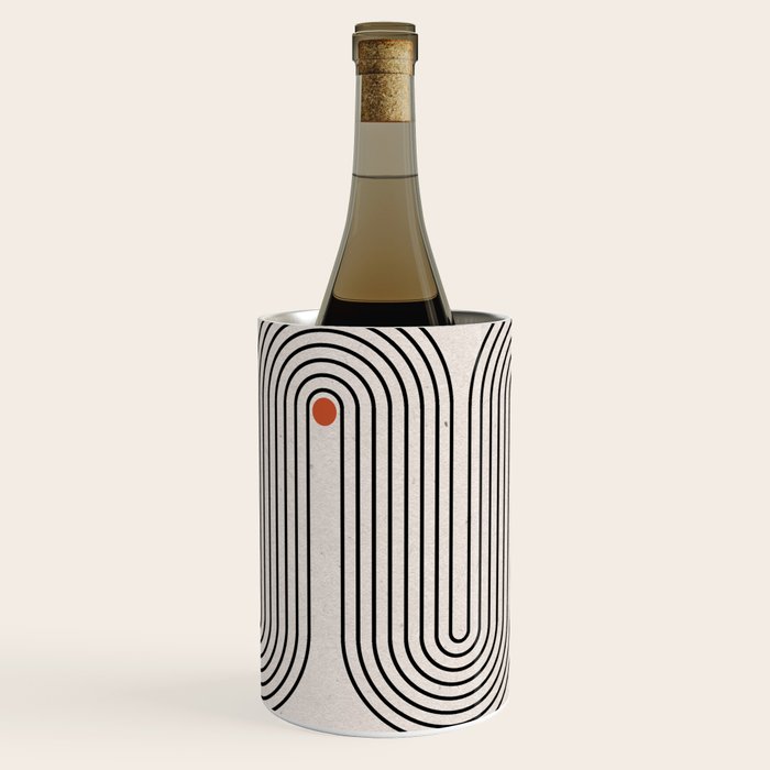 Modern Patter Minimalist Shapes Wine Chiller Gallery Image 3