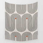 Modern Patter Minimalist Shapes Wall Tapestry Gallery Image 4