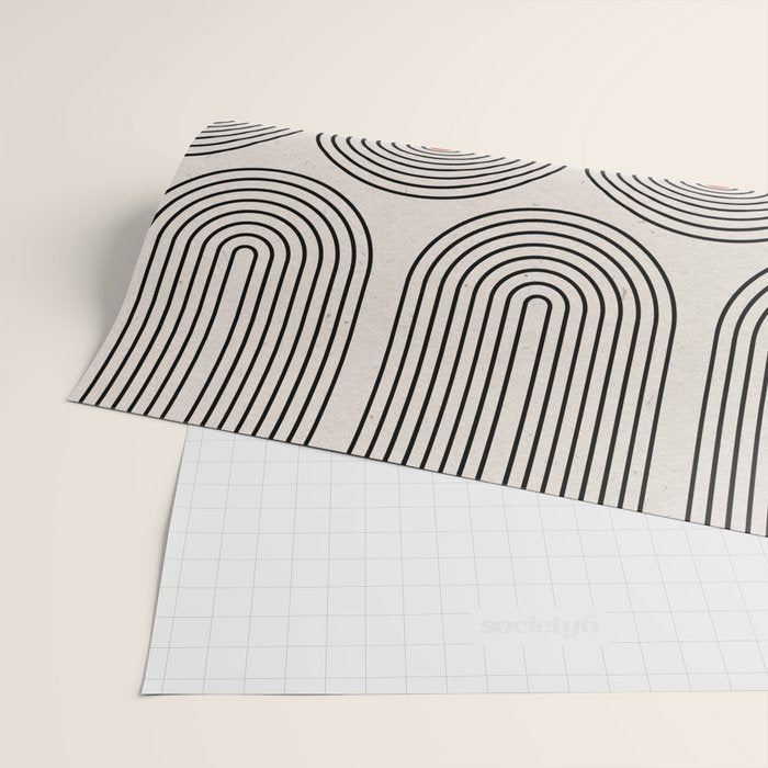 Modern Patter Minimalist Shapes Wrapping Paper Gallery Image 2