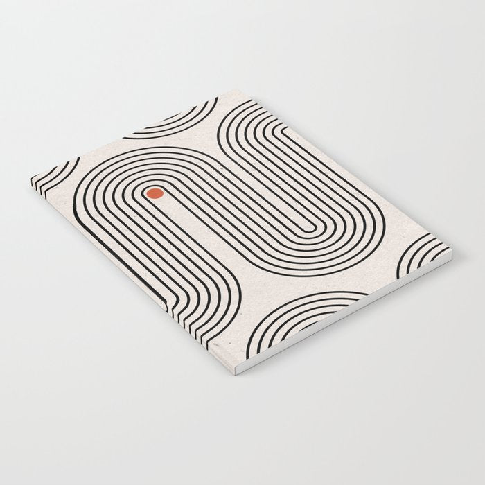 Modern Patter Minimalist Shapes Notebook Gallery Image 2