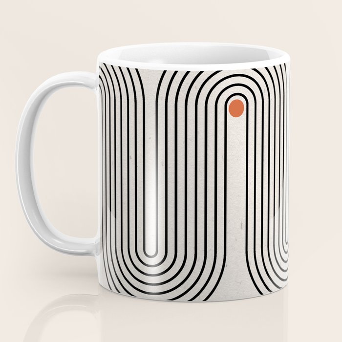 Modern Patter Minimalist Shapes Coffee Mug Gallery Image 3
