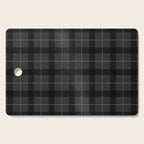 Black And Gray Plaid Cutting Board Gallery Image 1