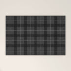 Black And Gray Plaid Welcome Mat Gallery Image 1