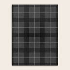 Black And Gray Plaid Notebook Gallery Image 4