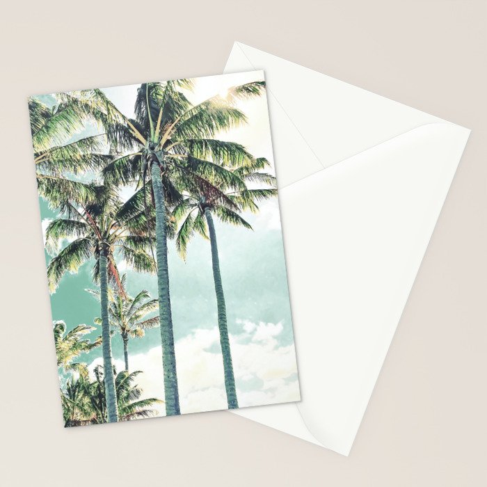 Under the palms Stationery Card Gallery Image 2