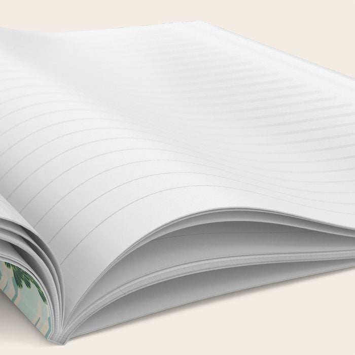 Vintage Chinoiserie Summer Pagoda Bridge Garden Landscape Notebook Gallery Image 2