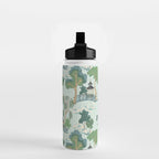 Vintage Chinoiserie Summer Pagoda Bridge Garden Landscape Water Bottle Gallery Image 2