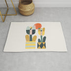 Two flowers Rug Gallery Image 1