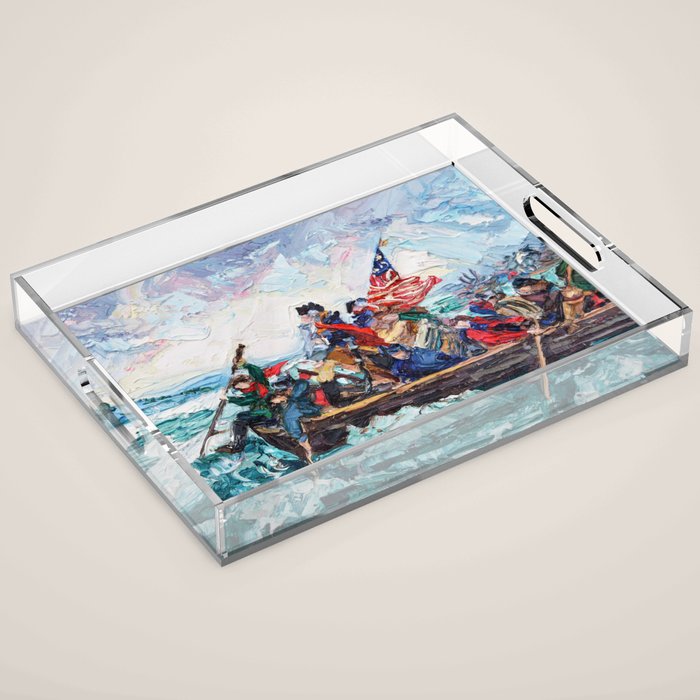 Washington Crossing the Delaware Acrylic Tray Gallery Image 1