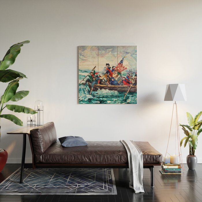 Washington Crossing the Delaware Wood Wall Art Gallery Image 2